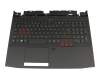 NKI151302F original Acer keyboard incl. topcase DE (german) black/black with backlight