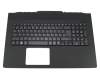 NKI17170FZ original Acer keyboard incl. topcase DE (german) black/black with backlight