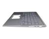 NSK-WR4BN_GE original Asus keyboard incl. topcase DE (german) silver/silver with backlight