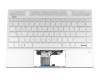 NSK-XBABQ original Darfon keyboard incl. topcase DE (german) silver/silver with backlight