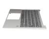 PD4SXB-GR original Sunrex keyboard incl. topcase DE (german) grey/silver with backlight