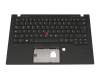 PK131A12D11 original Lenovo keyboard incl. topcase DE (german) black/black with backlight and mouse-stick