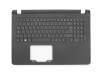 PK131NX1A10 original Acer keyboard incl. topcase DE (german) black/black