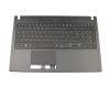 PK131O11B10 original Acer keyboard incl. topcase DE (german) black/black with backlight