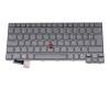 PSG16K19TLEL2 original Lenovo keyboard DE (german) grey/black with backlight and mouse-stick