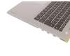 SN20K82296 original Lenovo keyboard incl. topcase DE (german) black/silver with backlight silver edge