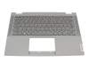 SN20W85253 original Lenovo keyboard incl. topcase DE (german) grey/grey with backlight