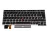 SN7394BL1 original Lenovo keyboard DE (german) black/silver with backlight and mouse-stick