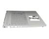 SP5CD8271ZT7 original HP keyboard incl. topcase DE (german) silver/silver with backlight