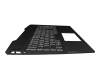 V162602NS1 original HP keyboard incl. topcase DE (german) black/white/black with backlight