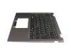 V164166AK1 original Acer keyboard incl. topcase DE (german) black/grey