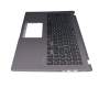 V182546KE1 original Asus keyboard incl. topcase DE (german) black/grey