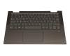 V192320EK1 original Lenovo keyboard incl. topcase DE (german) grey/dark green with backlight